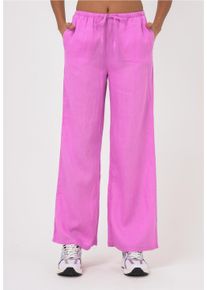FRESHLIONS Damen Sweathose "Livia", pink, casual, Gr. S, unifarben, 100% Leinen, Hosen, im klassischen Design