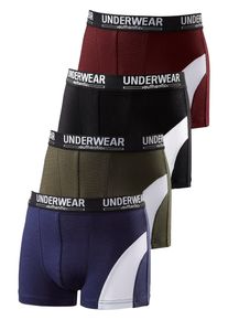 Kinder Boxer "Boxershorts für Jungen", AUTHENTIC LE JOGGER, Gr. 98, bunt, Jersey, Obermaterial: 95% Baumwolle, 5% Elasthan, unifarben, Unterhosen,