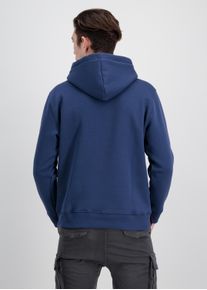 Herren Hoodie "Alpha Industries Men - Hoodies Basic Hoodie", blau, Gr. M, Alpha Industries, Obermaterial: 80% Baumwolle, 20% Polyester, Sweatshirts