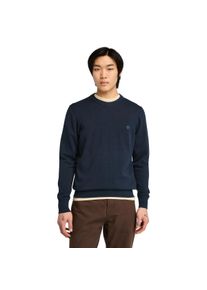 Timberland Herren Sweatshirt, blau, casual, Gr. L, unifarben, Jersey, Obermaterial: 100% Baumwolle, Sweatshirts