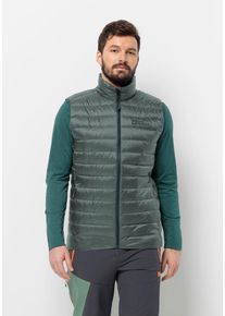 Jack Wolfskin Herren Daunenweste "PILVI DOWN VEST M RDS", grün, Gr. XL, OBERSTOFF: 100% POLYESTER; Futter: 100% POLYESTER; FÜLLUNG: 90% ENTENDAUNEN,