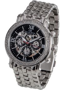 Carl von Zeyten Damen Automatikuhr "Kniebis", silber, Armbanduhren, Armbanduhr, Damenuhr, Made in Germany, Mechanische Uhr, Datum