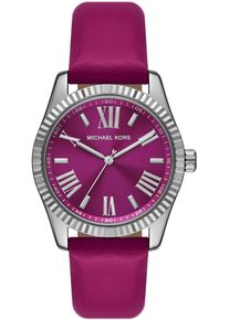Michael Kors Damen Quarzuhr "LEXINGTON", rosa, Armbanduhren, Armbanduhr, Damenuhr, Lederarmband