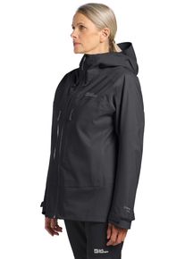 Jack Wolfskin Damen Funktionsjacke "KAMMWEG 3L JKT W", grau, Gr. XXL, Oberstoff: 100% POLYESTER ; Futter 1: 100% POLYESTER ; Futter 2: 86% POLYAMID,