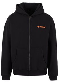 2Y STUDIOS Herren Sweatjacke "2Y Studios Herren Last For Life Oversize Zip-Hoodie", schwarz, Gr. S, 70% Baumwolle, 30% Polyester, Sweatjacken