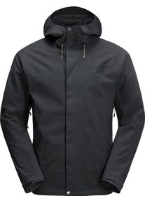 Jack Wolfskin Herren Trekkingjacke "KAMMWEG 2L JKT M", grau, Gr. M, Oberstoff: 100% POLYESTER ; Kontrastmaterial 1: 100% POLYESTER ; Futter 1: 100%