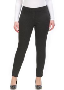KjBRAND Damen Jerseyhose "Jenny", grau, casual, Gr. 48, Jersey, Obermaterial: 68% Viskose, 27% Polyamid, 5% Elasthan, Hosen, mit elastischem