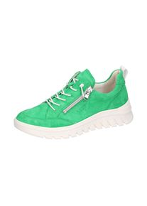 Waldläufer WALDLÄUFER Damen Slip-On Sneaker "H-BIGGI", Gr. 8, grün, Ziegenveloursleder, unifarben, sportlich, Schuhe, Halbschuh, Slipper, Freizeitschuh in