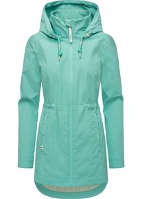 Ragwear Damen Kurzmantel "Dakkota B", blau, modisch, Gr. XXXL, Obermaterial: 100% Polyester, Innenfutter: 100% Polyester, Mäntel, Übergangsjacke
