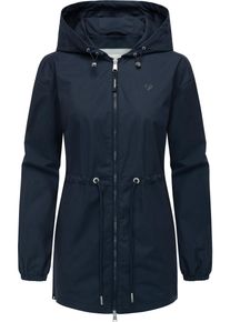 Ragwear Damen Outdoorjacke "Monadissimo B", blau, Basic, Gr. XXXL, Obermaterial: 65% Polyester, 35% Baumwolle, Innenfutter: 100% Polyester, Jacken,