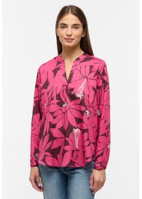 Eterna Damen Longbluse "LOOSE FIT", pink, klassisch, Gr. 38, 100% cotton, Blusen, EASY IRON (bügelleicht)