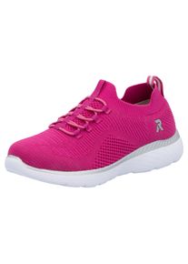 RIEKER SPORT Damen Slip-On Sneaker, Gr. 38, pink, Textil, sportlich, Schuhe, Slipper, Freizeitschuh, Schlupfschuh mit Elastik-Einstieg