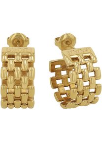 JOOP! JOOP Damen Paar Creolen "2038976", Edelstahl, gold, Edelstahl, Ohrringe