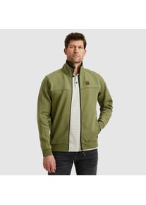 PME-Legend PME LEGEND Herren Sweatjacke, grün, casual, Gr. 4XL, Sweatware, Obermaterial: 80% Baumwolle, 15% Polyester, 5% Elasthan, Sweatjacken, mit