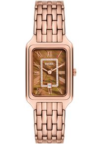 Fossil Damen Quarzuhr "RAQUEL", gold, Armbanduhren, Armbanduhr, Damenuhr, Datum, analog, Edelstahlarmband