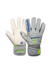 Reusch Kinder Torwarthandschuhe "Attrakt Grip Finger Junior", grau, sportlich, Gr. 4,5, 30% Polyester, 25% Elastodien, 9% Polypropylen, 6% Baumwolle,