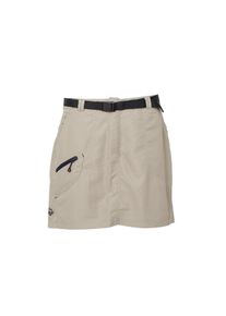 DEPROC Active Damen 2-in-1-Shorts "GRANBY SKORT & Short Rock", beige, Gr. 36, 95% Polyester; 5% Elastan, Hosen, auch in Großen Größen erhältlich