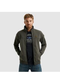 PME-Legend PME LEGEND Herren Sweatjacke, grau, casual, Gr. M, Sweatware, Obermaterial: 80% Baumwolle, 15% Polyester, 5% Elasthan, Sweatjacken, mit Reißverschluss