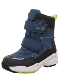 Superfit Kinder Winterstiefel "CRYSTAL WMS: mittel", Gr. 29, blau, Synthetik, Textil, casual, Schuhe, Snowboots, Winterstiefel mit
