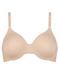 Triumph Damen Bügel-BH "Micro Fun W", Gr. 85, beige, Microtouch, Obermaterial: 82% Polyamid, 18% Elasthan (LYCRA), unifarben, leicht glänzend,