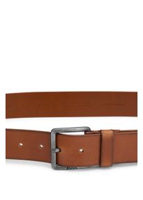 BOSS Damen Ledergürtel "Jeeko_Sz40", braun, klassisch, Gr. 85, unifarben, Leder, Gürtel, mit BOSS Logo-Schriftzug auf der Schließe