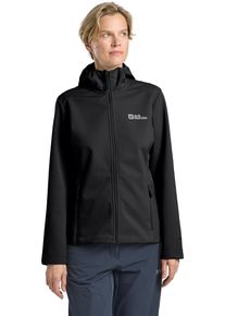 Jack Wolfskin Damen Funktionsjacke "BORNBERG HOODY W", schwarz, Gr. XXL, Oberstoff: 100% POLYESTER; Kontrastmaterial 1: 100% POLYESTER; Futter 1:00%