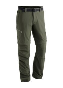 Maier Sports Herren Funktionshose "Tajo 2", grün, Gr. 25, 90% Polyamid, 10% Elasthan, Hosen, Herren Wanderhose, zipp-off Outdoor-Hose, 4 Taschen,