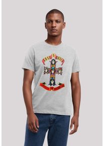 F4NT4STIC Herren T-Shirt "Guns 'n' Roses Appetite For Destruction", grau, casual, Gr. XXXL, Obermaterial: 100% Baumwolle, Shirts, Premium Qualität