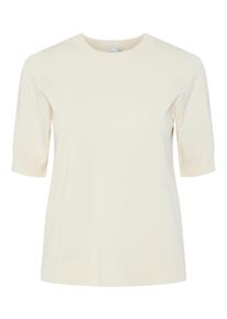 Y.A.S Damen Strickpullover "YASLENA SS KNIT PULLOVER S. NOOS", beige, modisch, Gr. XS, unifarben, Strick, Obermaterial: 75% Viskose, 25% Nylon,