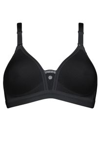 Damen Sport-BH "Triaction Trophy N", triaction by Triumph, Gr. 95, schwarz, Single Jersey, Obermaterial: 53% Polyamid, 24% Baumwolle, 22% Elasthan