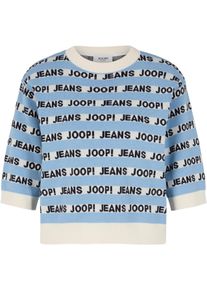 JOOP! JOOP JEANS Damen Strickpullover "Kolinda", blau, modisch, Gr. S, gestreift, mehrfarbig, gemustert, Strick, Obermaterial: 100% Baumwolle, Pullover,