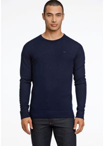 LINDBERGH Herren Strickpullover "LINDBERGH Strickpullover", blau, Gr. XXL, Oberstoff: 50% Acryl, 50% Schurwolle (Merino), Pullover