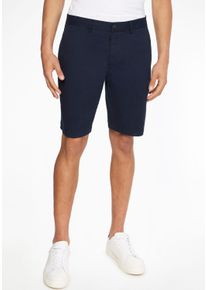 Tommy Hilfiger Herren Shorts "HARLEM SHORT 1985", blau, Basic, Gr. 40, unifarben, Stoff, Obermaterial: 97% Baumwolle, 3% Elasthan, Hosen, in