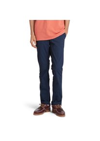 Timberland Herren Chinohose, blau, casual, Gr. 34, unifarben, Stoff, Obermaterial: 98% Baumwolle, 2% Elasthan, Hosen