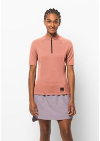 Jack Wolfskin Damen Funktionsshirt "BIKE COMMUTE HZ T W", braun, Gr. S, Style:Oberstoff 100% POLYESTER; FUTTER: 100% POLYESTER, Shirts