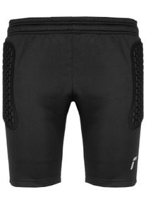 Reusch Kinder Torwarthose "Contest II Short Advance", silber, sportlich, Gr. S, bedruckt, unifarben, 100% Polyester, Hosen, mit gepolsterten Zonen