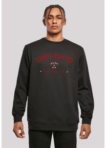 F4NT4STIC Herren Sweatshirt "Weihnachten Candy Coated Christmas", schwarz, casual, Gr. 4XL, Obermaterial: 50% Baumwolle, 50% Polyester, Sweatshirts,