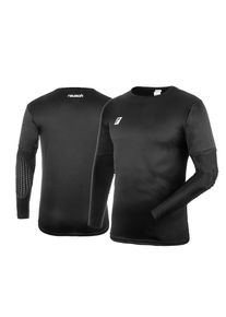 Reusch Herren Fußballtrikot "Goalkeeping Jersey Padded", schwarz-weiß, sportlich, Gr. S, mehrfarbig, 100% Polyester, Trikots, mit integrierten