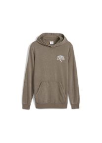 Puma Herren Hoodie "Puma Class Washed Hoodie Herren", braun, Gr. S, 68% Baumwolle, 32% Polyester, Sweatshirts