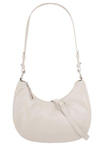 Bruno Banani Damen Umhängetasche, beige, Leder, unifarben, leicht glänzend, Taschen, echt Leder