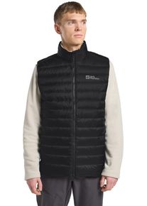 Jack Wolfskin Herren Daunenweste "PILVI DOWN VEST M RDS", schwarz, Gr. XXL, Obermaterial: 100% POLYESTER; Futter: 100% POLYESTER; Füllung: 80%
