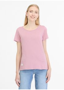Ragwear Damen T-Shirt "MINTTA", rosa, casual, Gr. XXL, unifarben, Jersey, Obermaterial: 50% Baumwolle, 50% Polyester, Shirts