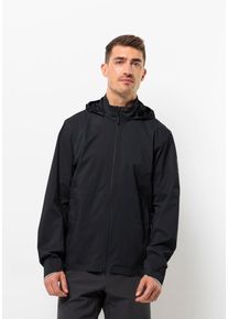 Jack Wolfskin Herren Fahrradjacke "BIKE COMMUTE 2.5L JKT M", grau, Gr. XL, Style:OBERSTOFF: 100% POLYESTER, Jacken