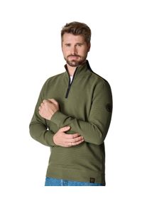Casamoda Herren Sweatshirt "Casamoda Sweatshirt uni", grün, Gr. L, 95% Baumwolle, 5% Elasthan, Sweatshirts