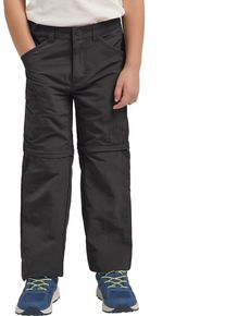 Jack Wolfskin Kinder Zip-off-Hose "SAFARI ZIP OFF PANTS K", schwarz, Gr. 116, Oberstoff: 100% POLYAMID; Futter 1:00% POLYESTER, Hosen