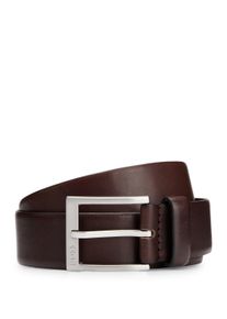 BOSS Damen Ledergürtel, braun, elegant,klassisch,modisch, Gr. 90, unifarben, Leder, Gürtel, mit eckiger Schließe und eingraviertem Logo