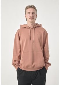 Cleptomanicx Herren Kapuzensweatshirt "Ligull Boxy", braun, casual, Gr. M, bestickt, 100% Baumwolle, Sweatshirts, In lässigem Schnitt