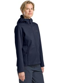 Jack Wolfskin Damen Funktionsjacke "BORNBERG HOODY W", blau, Gr. M, Oberstoff: 100% POLYESTER; Kontrastmaterial 1: 100% POLYESTER; Futter 1:00%