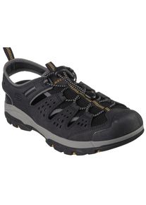 Skechers Herren Sandale "TRESMEN-MENARD", Gr. 47,5, schwarz, Lederimitat, Textil, sportlich, Schuhe, Sommerschuh, Klettschuh, Outdoorsandale, mit