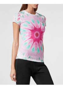 Plein Sport Damen T-Shirt "T-Shirt Slim Fit"03, rose, pink, Gr. S, Obermaterial: 100% Baumwolle, Shirts